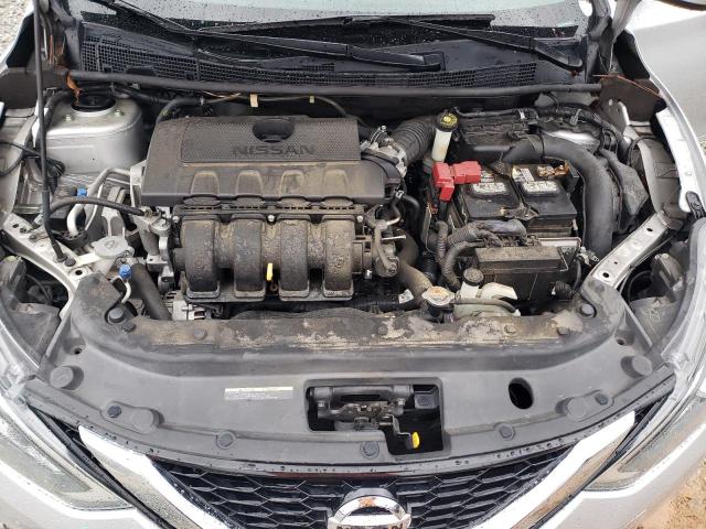 3N1AB7APXKY245824 - 2019 NISSAN SENTRA S SILVER photo 11