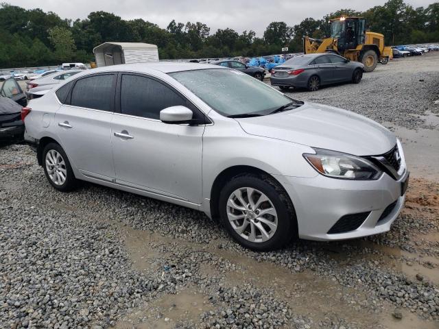 3N1AB7APXKY245824 - 2019 NISSAN SENTRA S SILVER photo 4