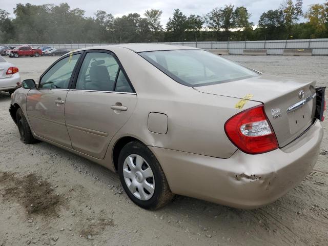 4T1BE32K43U769278 - 2003 TOYOTA CAMRY LE GOLD photo 2