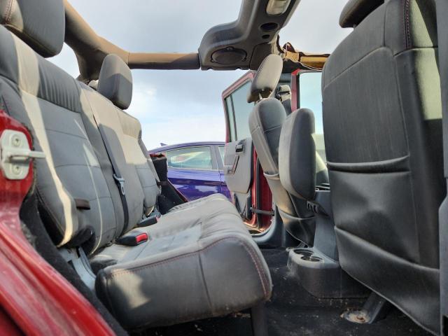 1C4BJWEG0CL258794 - 2012 JEEP WRANGLER UNLIMITED SAHARA BURGUNDY photo 11