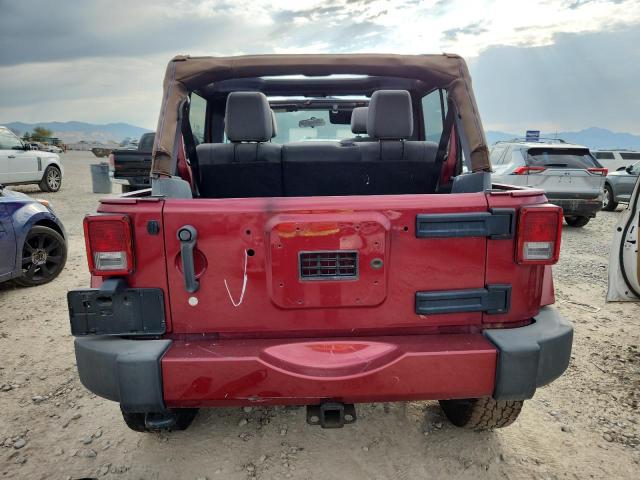 1C4BJWEG0CL258794 - 2012 JEEP WRANGLER UNLIMITED SAHARA BURGUNDY photo 6