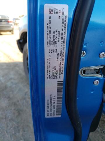 1C6RR7GG0MS568579 - 2021 RAM 1500 CLASS SLT ლურჯი ფოტო 12