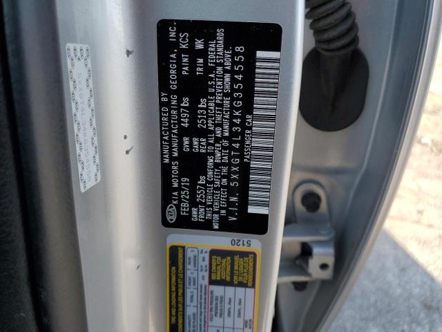 5XXGT4L34KG354558 - 2019 KIA OPTIMA LX Күміс фото 13