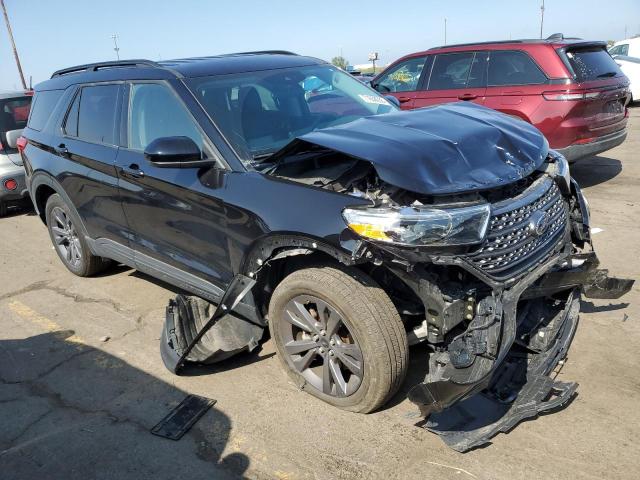 1FMSK8DH5PGC16814 - 2023 FORD EXPLORER XLT BLACK photo 4