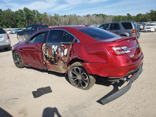 1FAHP2KT2EG139424 - 2014 FORD TAURUS SHO RED photo 2