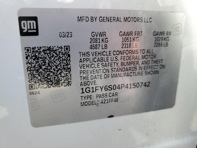 1G1FY6S04P4150742 - 2023 CHEVROLET BOLT EUV LT WHITE photo 12