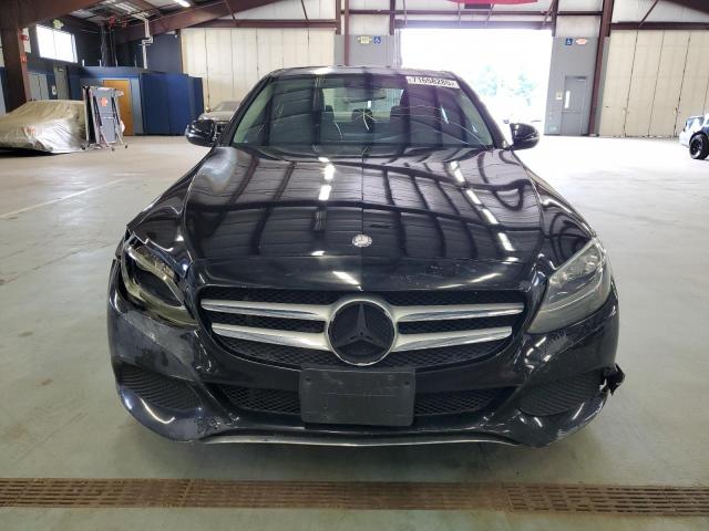 WDDWF4KB0GR135568 - 2016 MERCEDES-BENZ C 300 4MATIC BLACK photo 5