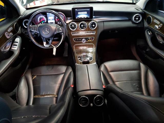 WDDWF4KB0GR135568 - 2016 MERCEDES-BENZ C 300 4MATIC BLACK photo 8