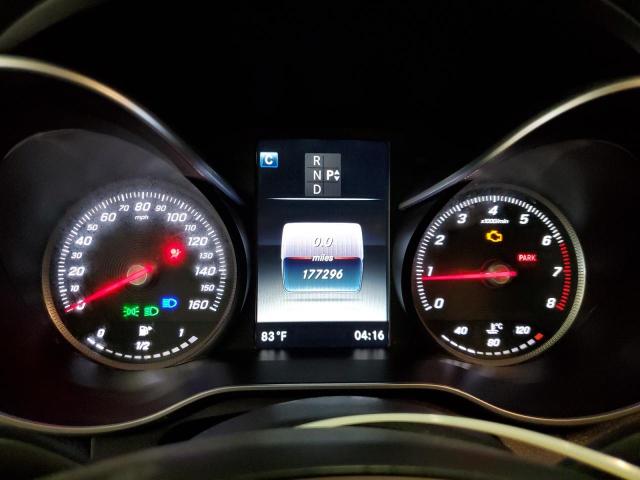 WDDWF4KB0GR135568 - 2016 MERCEDES-BENZ C 300 4MATIC BLACK photo 9