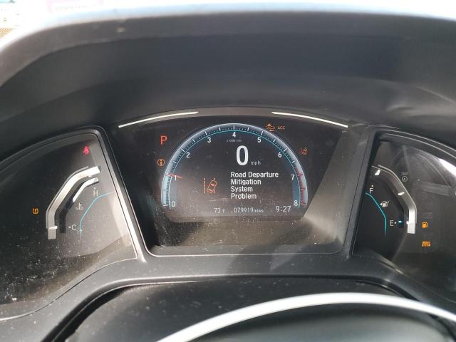 2HGFC2F60KH575577 - 2019 HONDA CIVIC LX GRAY photo 9