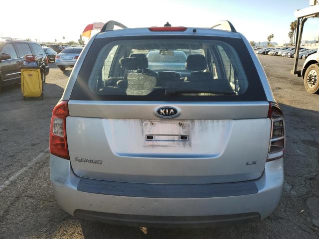 KNAFG529997276287 - 2009 KIA RONDO BASE SILVER photo 6