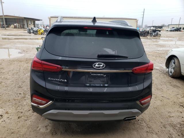 5NMS53AD9KH020442 - 2019 HYUNDAI SANTA FE LIMITED BLACK photo 6