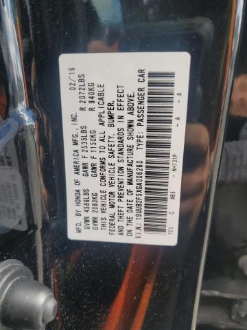 19UUB2F5XGA006260 - 2016 ACURA TLX TECH BLACK photo 12