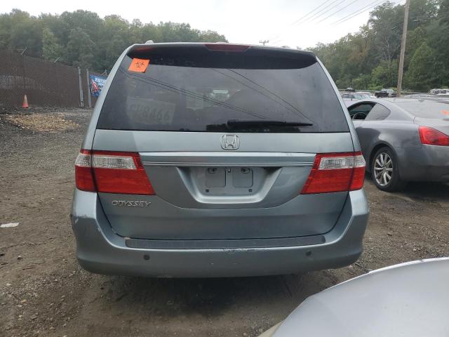 5FNRL38796B128491 - 2006 HONDA ODYSSEY EXL BLUE photo 6