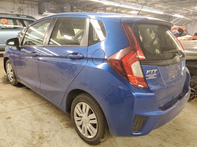 JHMGK5H56HS003232 - 2017 HONDA FIT LX BLUE photo 2