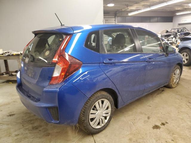 JHMGK5H56HS003232 - 2017 HONDA FIT LX BLUE photo 3