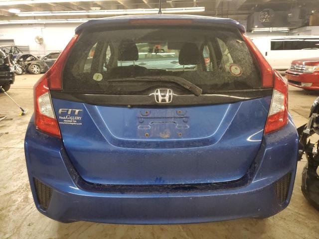 JHMGK5H56HS003232 - 2017 HONDA FIT LX BLUE photo 6