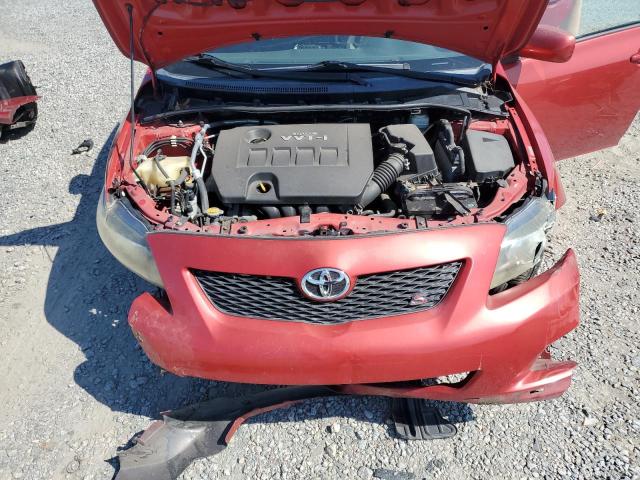 1NXBU4EE6AZ370884 - 2010 TOYOTA COROLLA BASE 红色 照片 11