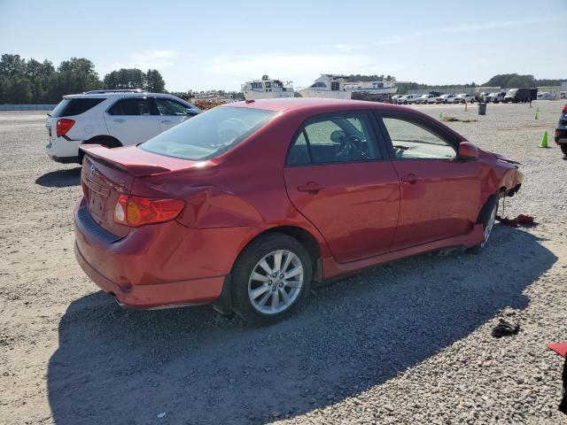 1NXBU4EE6AZ370884 - 2010 TOYOTA COROLLA BASE 红色 照片 3