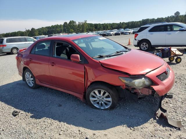 1NXBU4EE6AZ370884 - 2010 TOYOTA COROLLA BASE 红色 照片 4