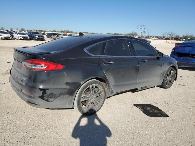 3FA6P0D95KR105396 - 2019 FORD FUSION TITANIUM BLACK photo 3