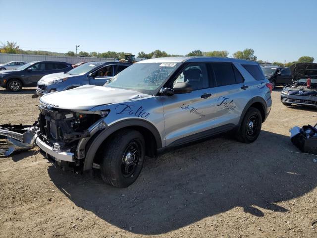 1FM5K8AC7PGA32755 - 2023 FORD EXPLORER POLICE INTERCEPTOR GRAY photo 1