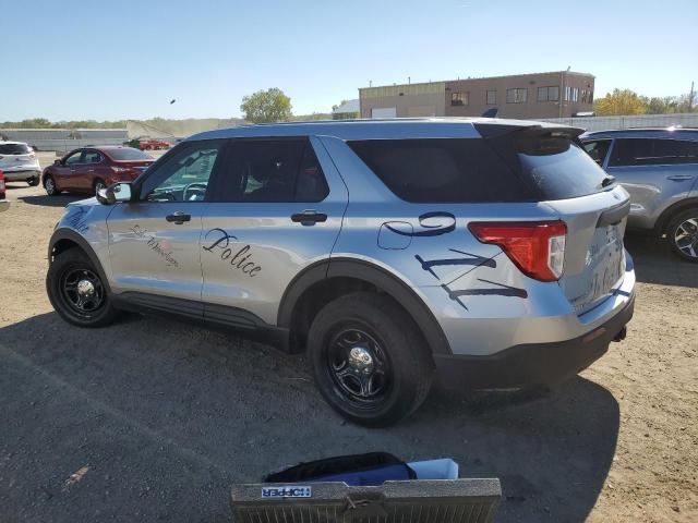 1FM5K8AC7PGA32755 - 2023 FORD EXPLORER POLICE INTERCEPTOR GRAY photo 2