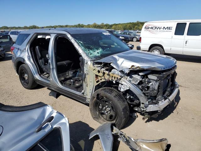1FM5K8AC7PGA32755 - 2023 FORD EXPLORER POLICE INTERCEPTOR GRAY photo 4