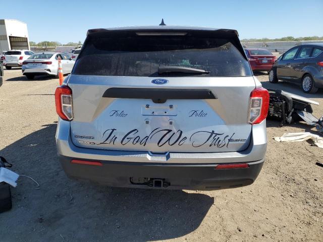 1FM5K8AC7PGA32755 - 2023 FORD EXPLORER POLICE INTERCEPTOR GRAY photo 6