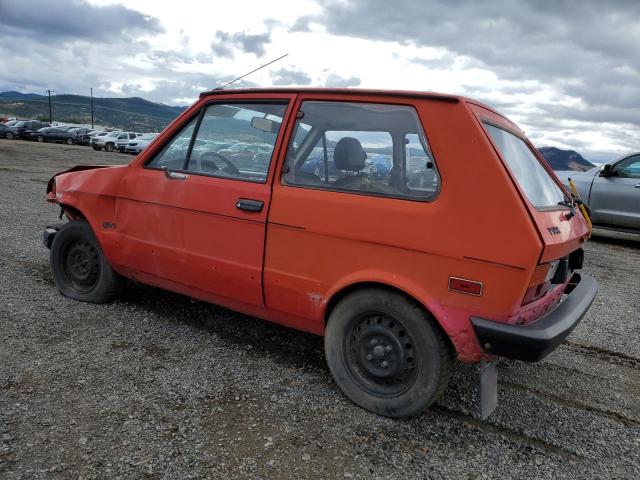 VX1BC1511JK430814 - 1988 YUGO GVX RED photo 2