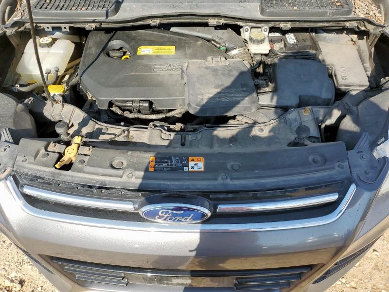 1FMCU0HX2DUA20604 - 2013 FORD ESCAPE SEL GRAY photo 12