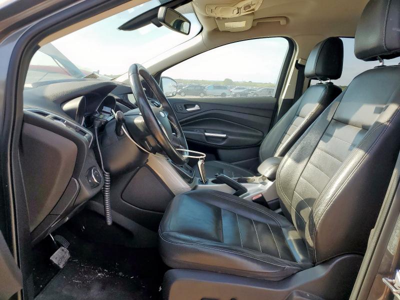 1FMCU0HX2DUA20604 - 2013 FORD ESCAPE SEL GRAY photo 7