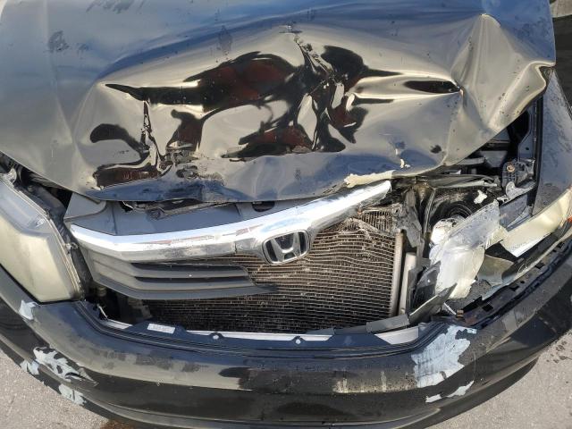 2HGFB2F52CH322174 - 2012 HONDA CIVIC LX BLACK photo 11