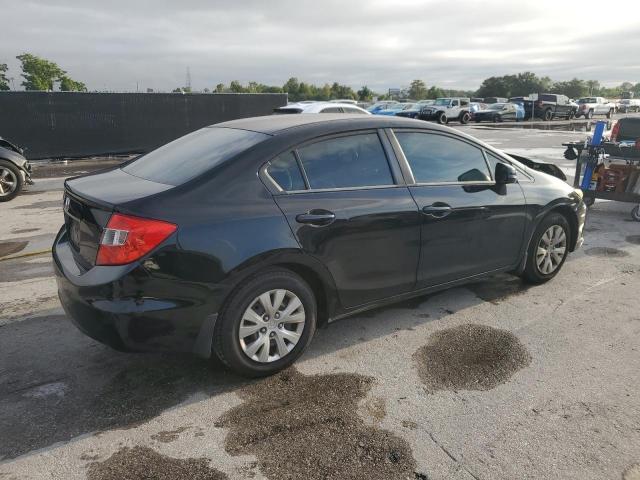 2HGFB2F52CH322174 - 2012 HONDA CIVIC LX BLACK photo 3