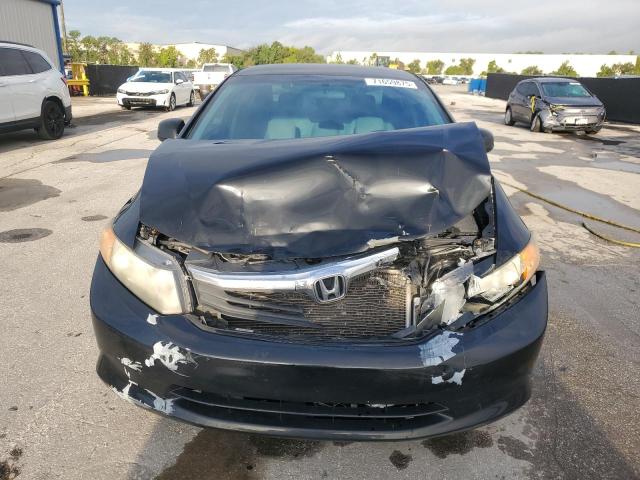 2HGFB2F52CH322174 - 2012 HONDA CIVIC LX BLACK photo 5