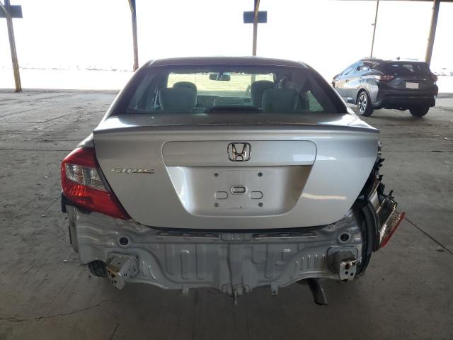 19XFB2F54CE065948 - 2012 HONDA CIVIC LX Gümüş fotoğraf 6