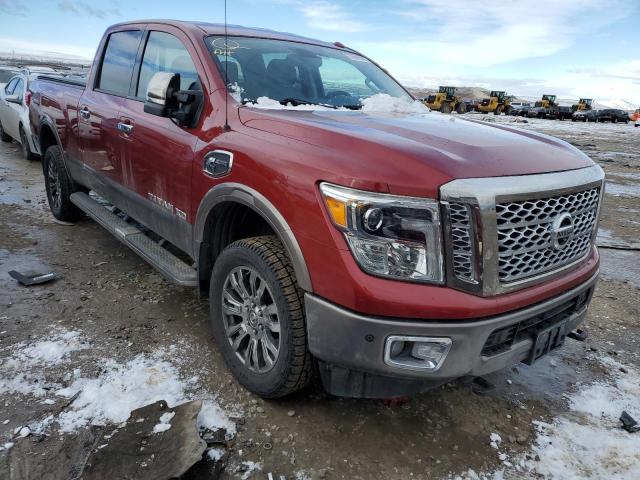 1N6BA1F42GN509054 - 2016 NISSAN TITAN XD SL RED photo 4