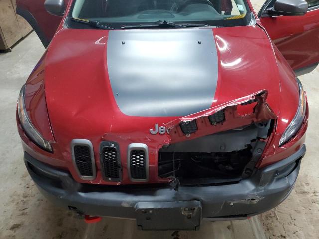 1C4PJMBS1EW122436 - 2014 JEEP CHEROKEE TRAILHAWK 栗色 照片 12