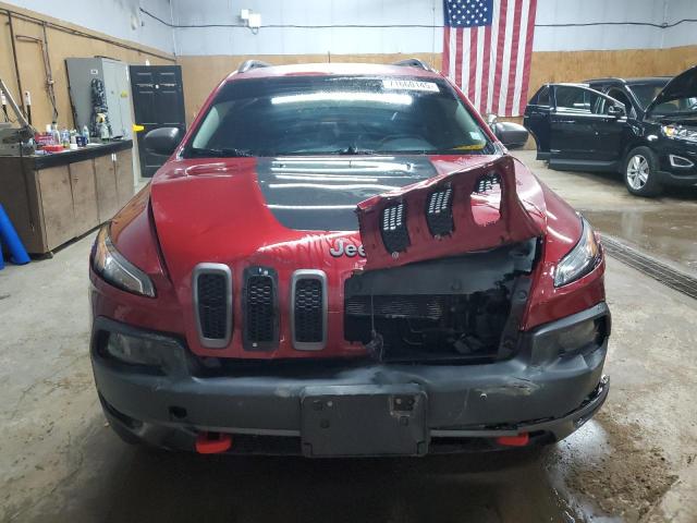 1C4PJMBS1EW122436 - 2014 JEEP CHEROKEE TRAILHAWK 栗色 照片 5