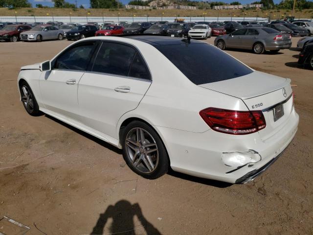 WDDHF9BB6EB063903 - 2014 MERCEDES-BENZ E 550 4MATIC WHITE photo 2