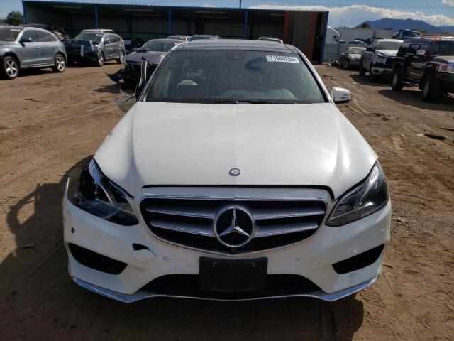 WDDHF9BB6EB063903 - 2014 MERCEDES-BENZ E 550 4MATIC WHITE photo 5