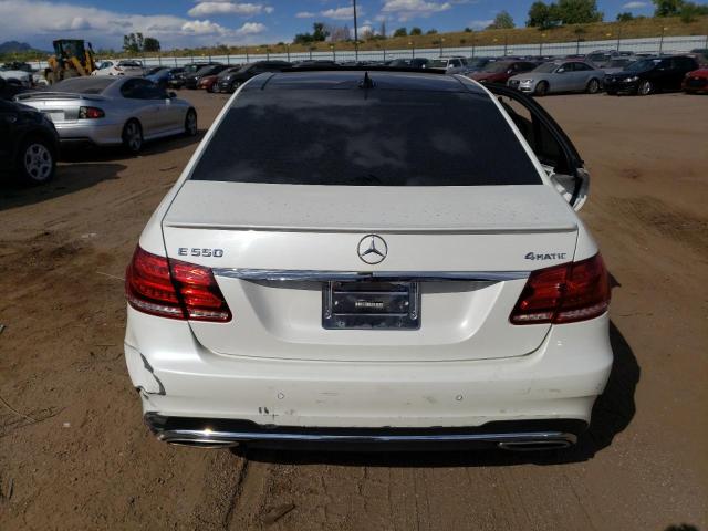 WDDHF9BB6EB063903 - 2014 MERCEDES-BENZ E 550 4MATIC WHITE photo 6