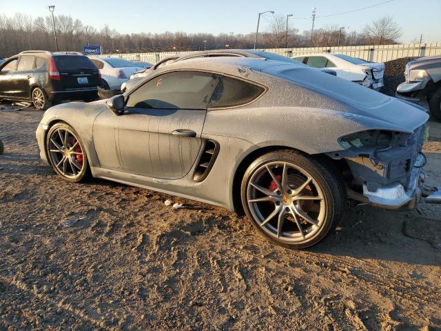 WP0AB2A87HK285178 - 2017 PORSCHE CAYMAN S GRAY photo 2