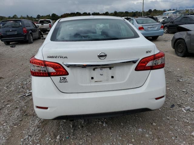 3N1AB7AP7FL668718 - 2015 NISSAN SENTRA S WHITE photo 6