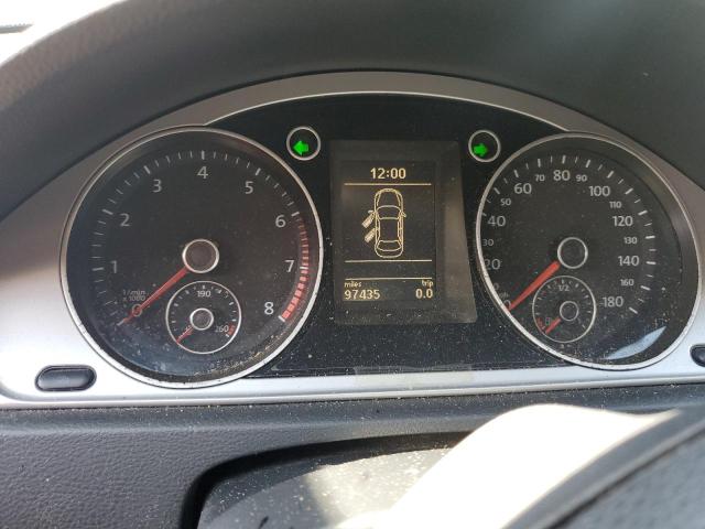 WVWMP7AN1CE534213 - 2012 VOLKSWAGEN CC SPORT BLACK photo 9