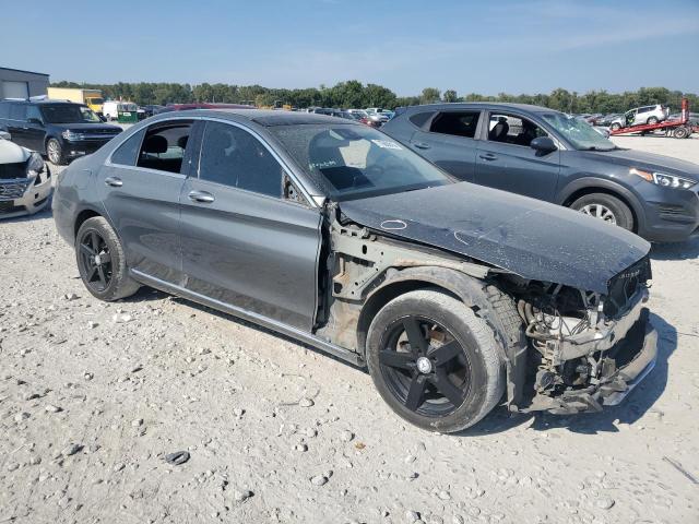 55SWF4KB8HU207150 - 2017 MERCEDES-BENZ C 300 4MATIC CHARCOAL photo 4