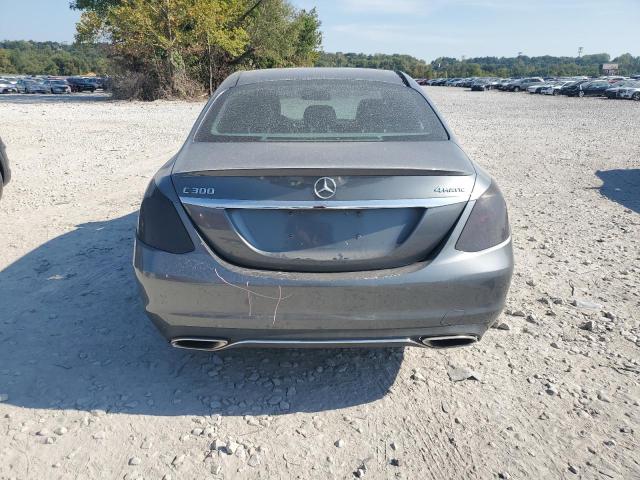 55SWF4KB8HU207150 - 2017 MERCEDES-BENZ C 300 4MATIC CHARCOAL photo 6