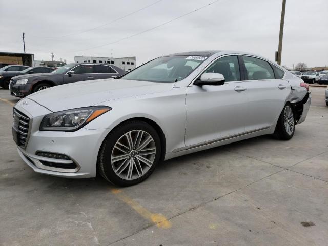 KMHGN4JE7JU229623 - 2018 GENESIS G80 BASE SILVER photo 1