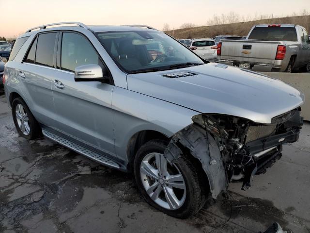 4JGDA5HB0DA224933 - 2013 MERCEDES-BENZ ML 350 4MATIC SILVER photo 4