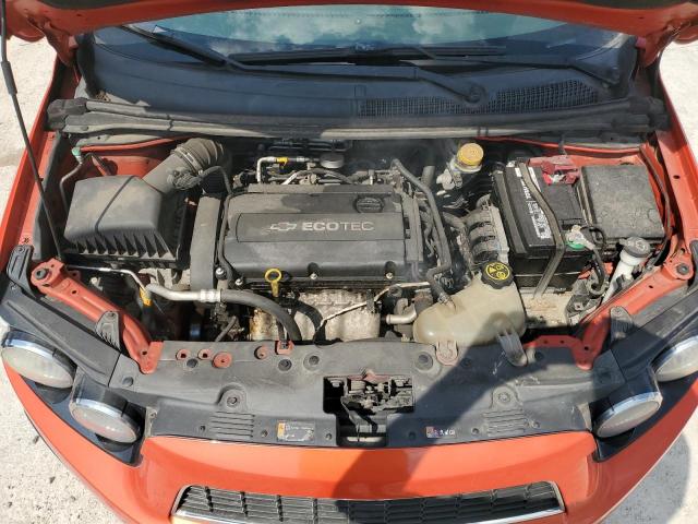 1G1JB6SH9D4102814 - 2013 CHEVROLET SONIC LS ORANGE photo 11